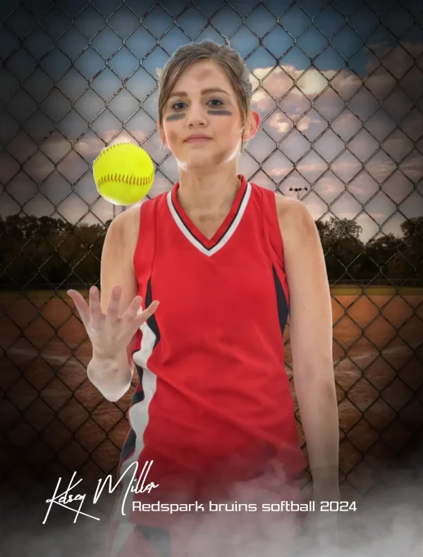 Fenced In Softball 3'x4'