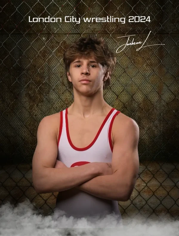 Fenced In Wrestling 3'x4'