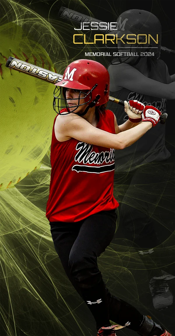 Mystic Explosion Softball 2'x4'