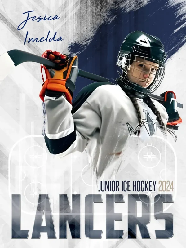 Painted Hockey 3'x4'