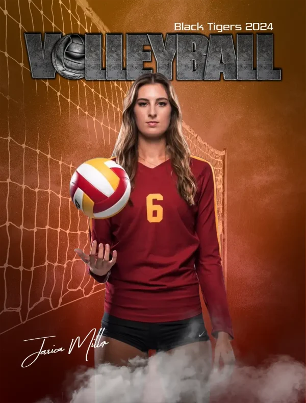 Rocked Volleyball 3'x4'