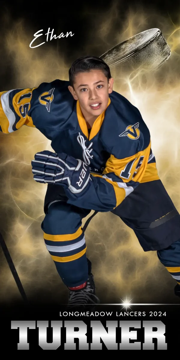Electric Explosion Hockey 3'x6'