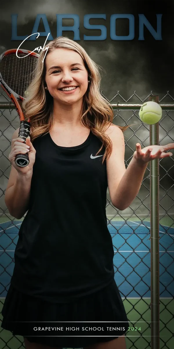 Fenced In Tennis 3'x6'
