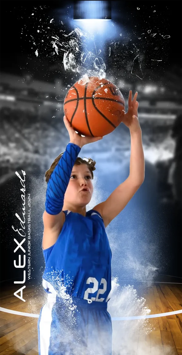 Full Steam Basketball 3'x6'