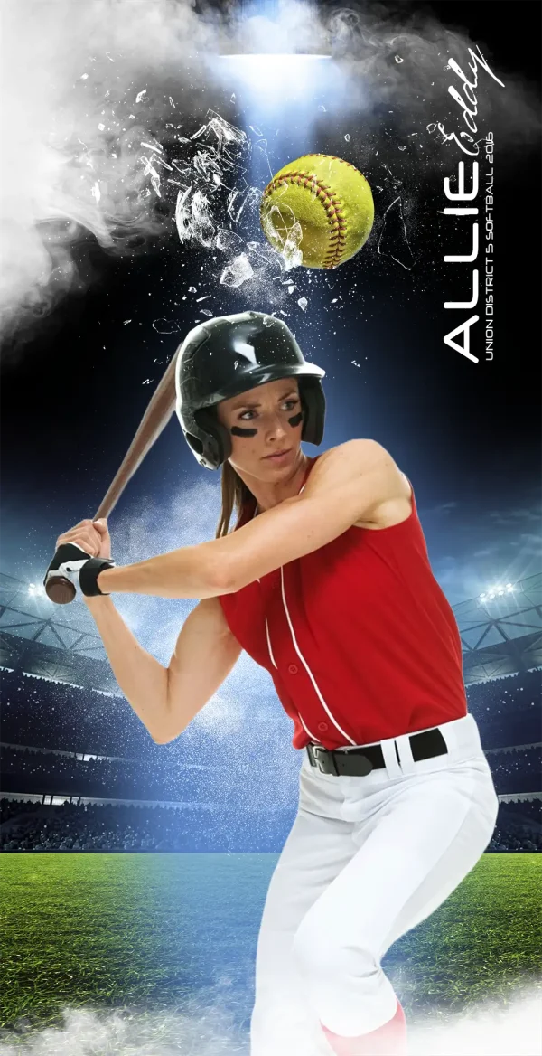 Full Steam Softball 3'x6'