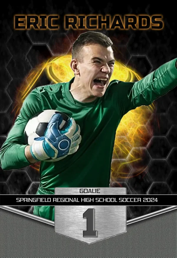 Great Balls Of Fire Soccer 2'x3'