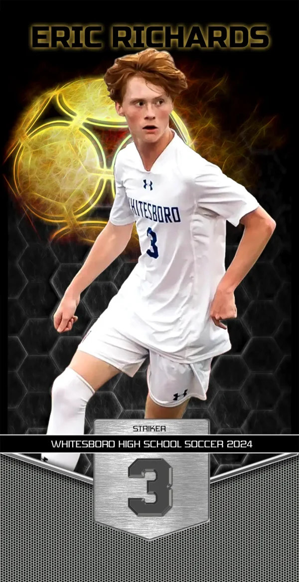 Great Balls Of Fire Soccer 3'x6'