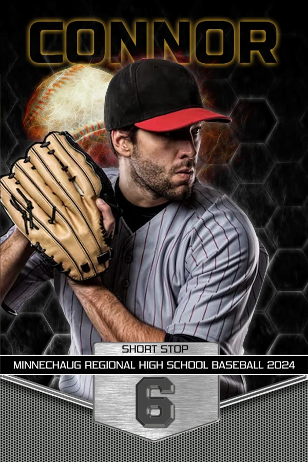 Great Balls of Fire Baseball 2'x3'