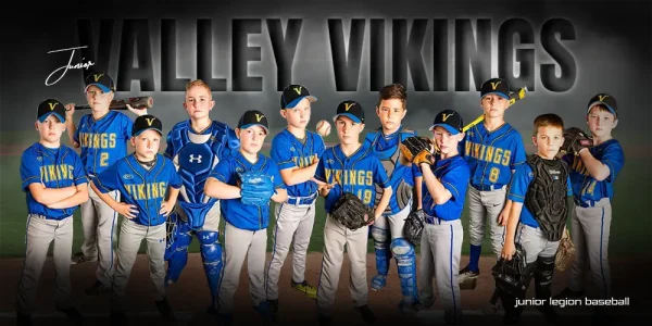 In The Shadows Baseball Team 4'x8'