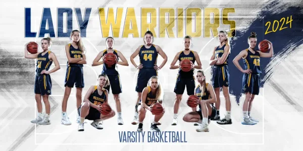 Painted Basketball Team 4'x8'