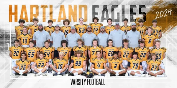 Painted Football Team 4'x8'
