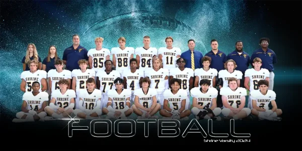 Platinum Burst Football 4'x8'