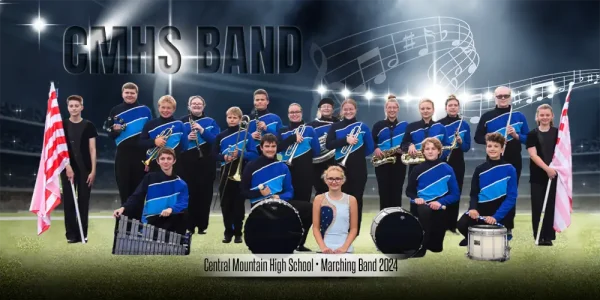 Stormy Lights Marching Band 4'x8'