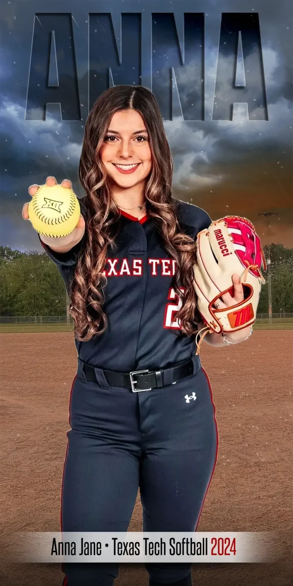 Stormy Lights Softball 3'x6'