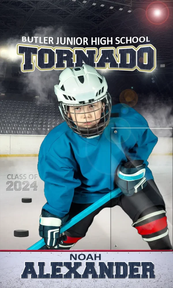 Team Branded Hockey 3'x5'