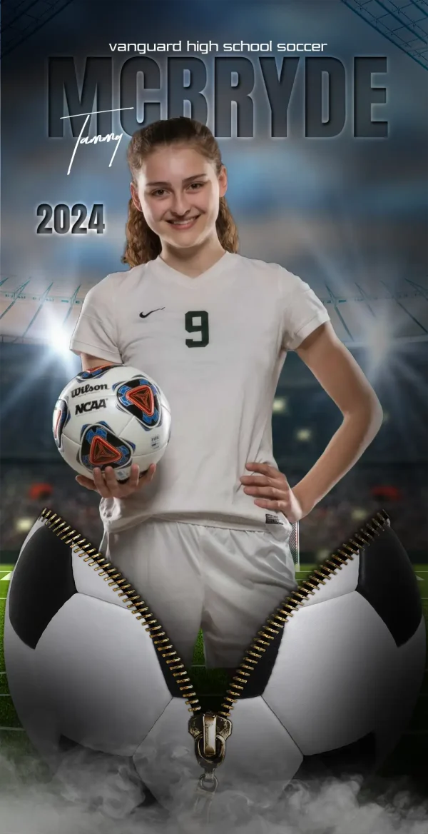 Unzipped Soccer 3'x6'